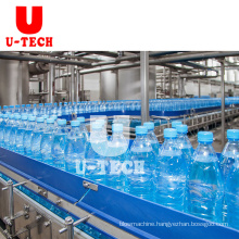 U Tech Rotary type 500ml pet bottle pure mineral water embotelladora de agua water filling machine bottling plant